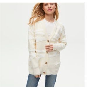 Cream Sweater Cardigan